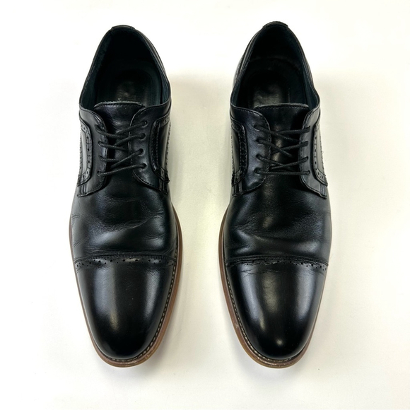 Stacy Adams black Dickinson Cap Toe men’s Oxford Size 11M Hipster classic main image 9